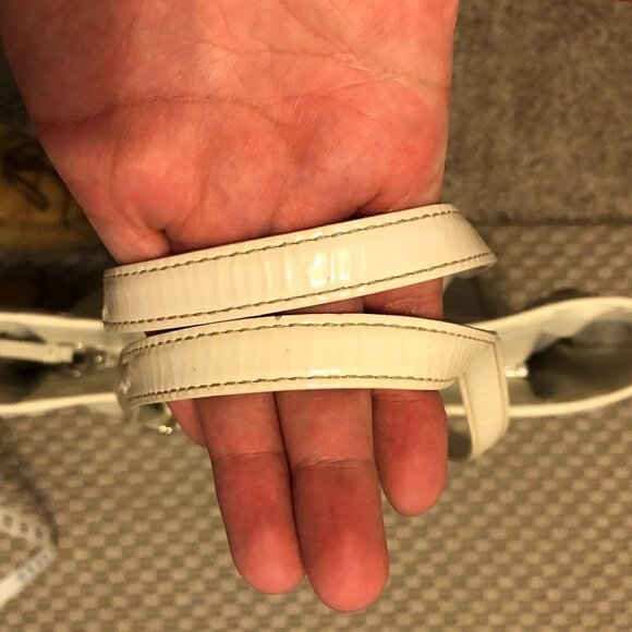 COACH Bag Woman’s Leatherware Tote White Gallery Hampton Hobo F10413 - Picture 10 of 12